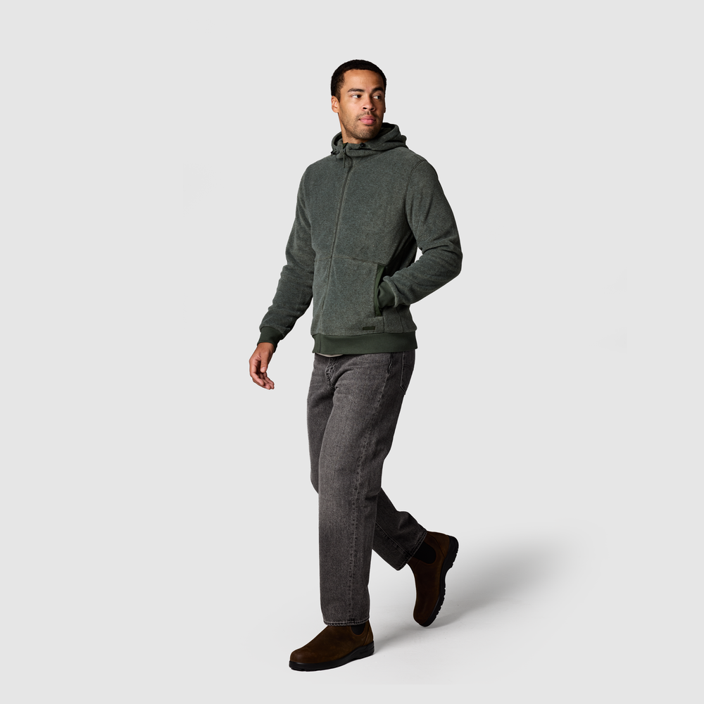 Men's Deming Fleece Full Zip Hoodie - Image 4