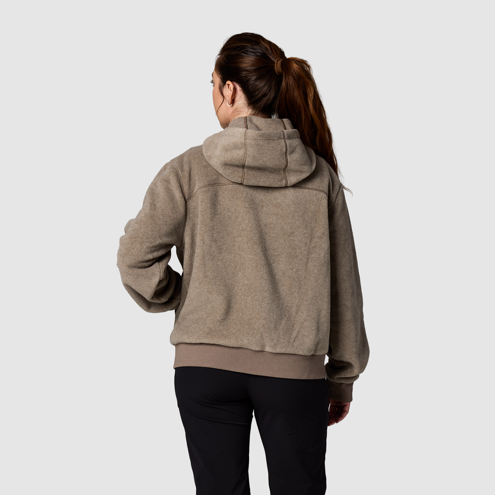 Women's Deming Fleece Full Zip Hoodie - Image 8