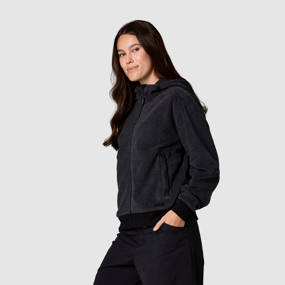 Women's Deming Fleece Full Zip Hoodie - Image 15