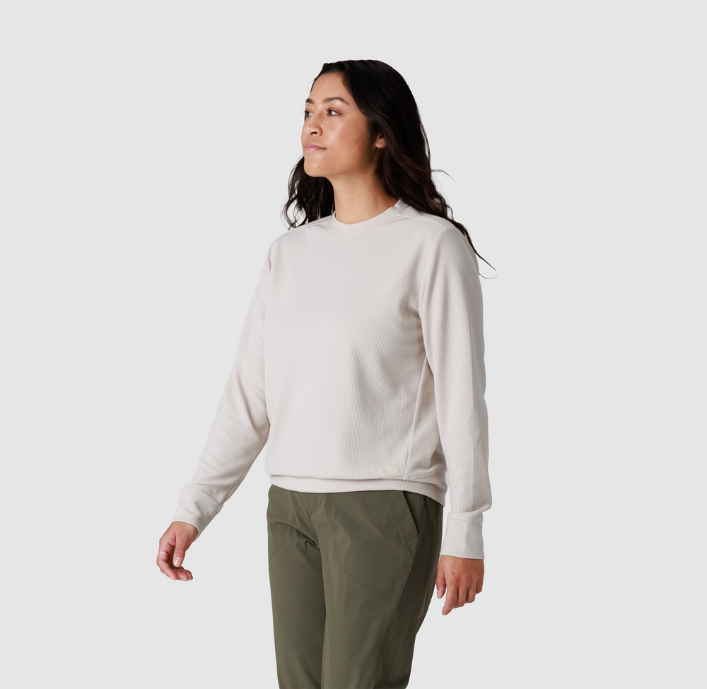 Women's Eclipse Waffle Long Sleeve Tee - Image 8